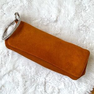 DIANE B small wristlet bag with rhinestones